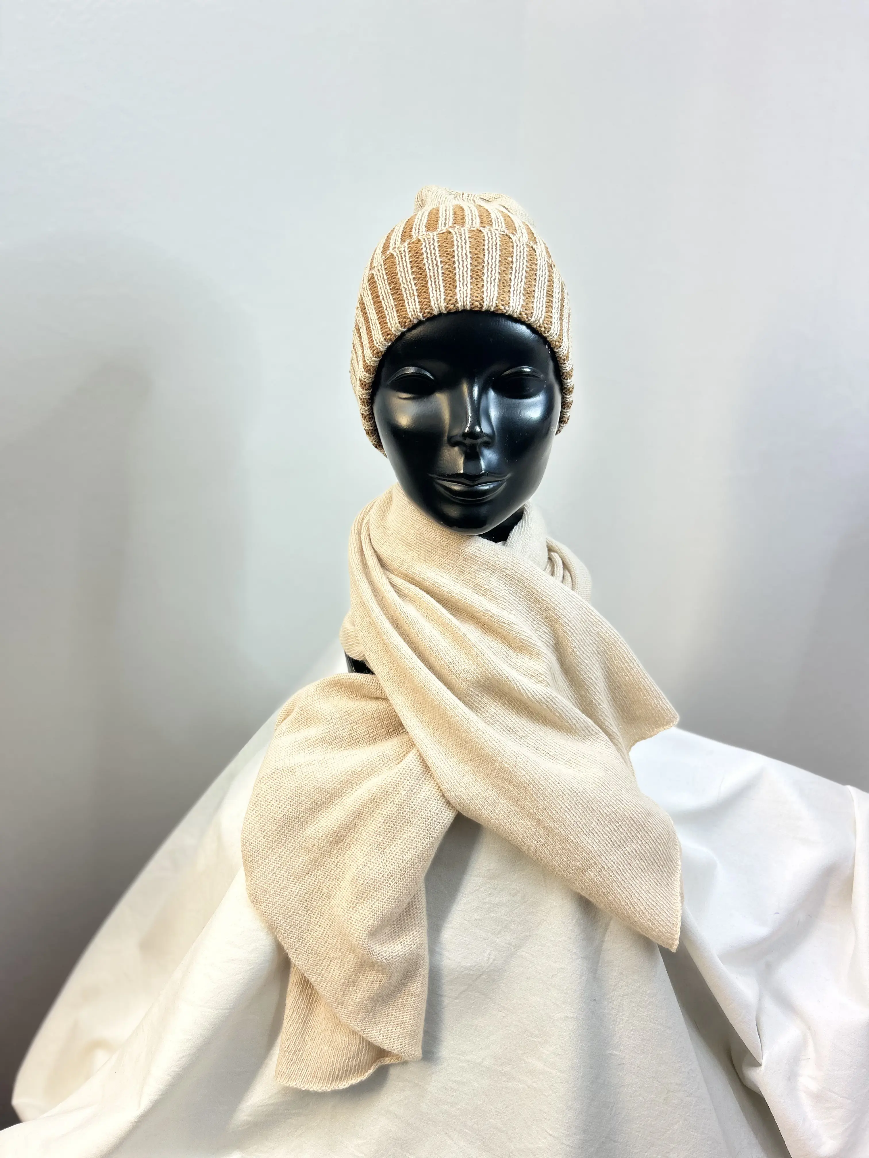 Immagine di Pashmina Beige 20% Cashmere 